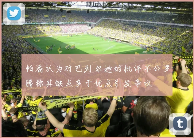 帕潘认为对巴列尔迪的批评不公罗腾称其缺点多于优点引发争议