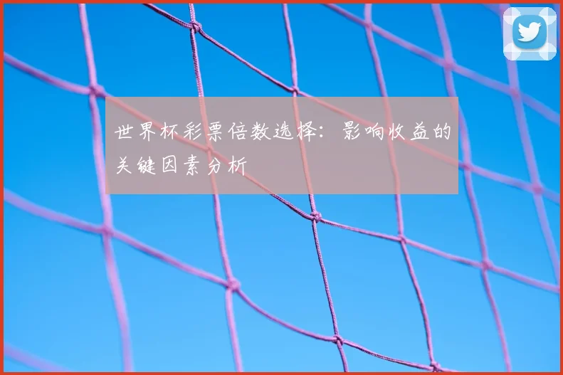 世界杯彩票倍数选择:影响收益的关键因素分析