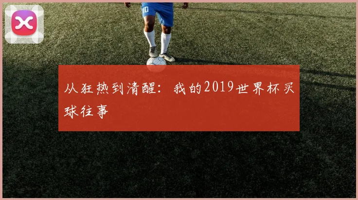 从狂热到清醒:我的2019世界杯买球往事